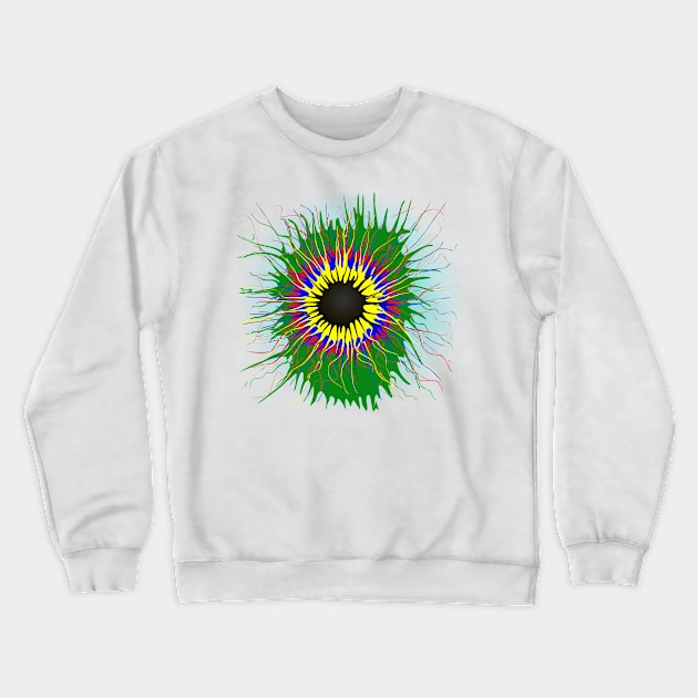 blot illustration Crewneck Sweatshirt by illustrations-boom